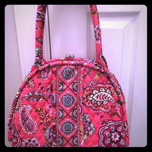 Vera Bradley Eloise Kisslock Cotton Tote